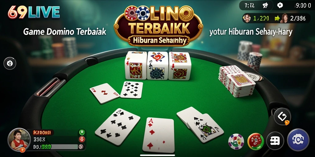 Gameplay domino seru dan interaktif di 69LIVE.