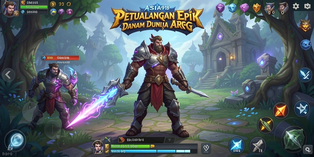 Tampilan gameplay ARPG yang mendebarkan dan grafis menawan.