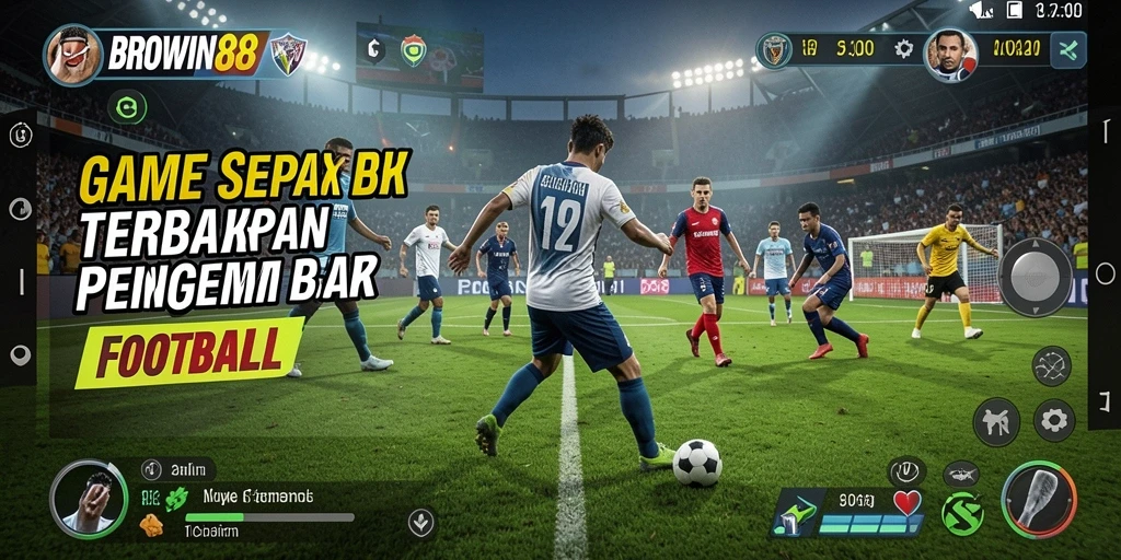 Tampilan gameplay BROWIN88 yang memukau dalam pertandingan sepak bola.