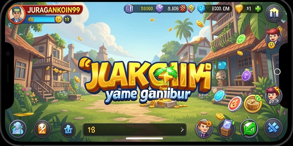 Tampilan gameplay seru di JURAGANKOIN99 dengan berbagai tantangan.