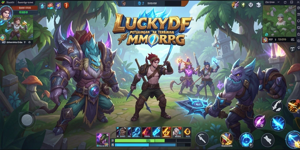 Tangkapan layar menampilkan gameplay <strong>LUCKYDF</strong> yang seru dan mendetail.