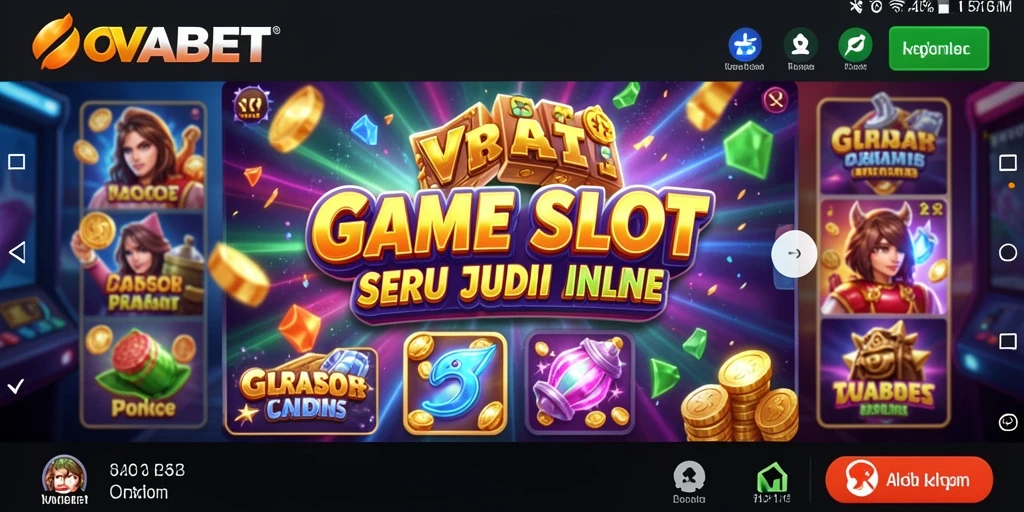 Tampilan menarik dari gameplay Slot OVABET yang seru dan mendebarkan.