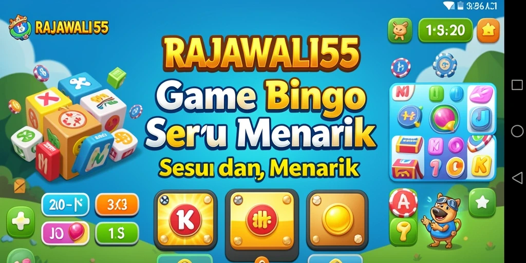 Screenshot gameplay RAJAWALI55 yang menampilkan aksi Bingo yang seru.