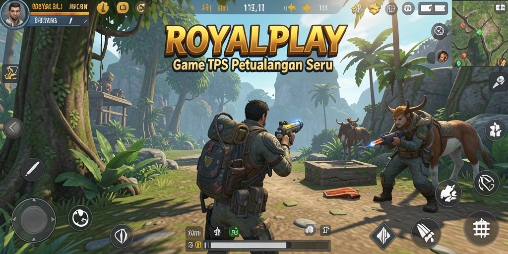 Gameplay mendebarkan di ROYALPLAY dengan aksi pertempuran seru.