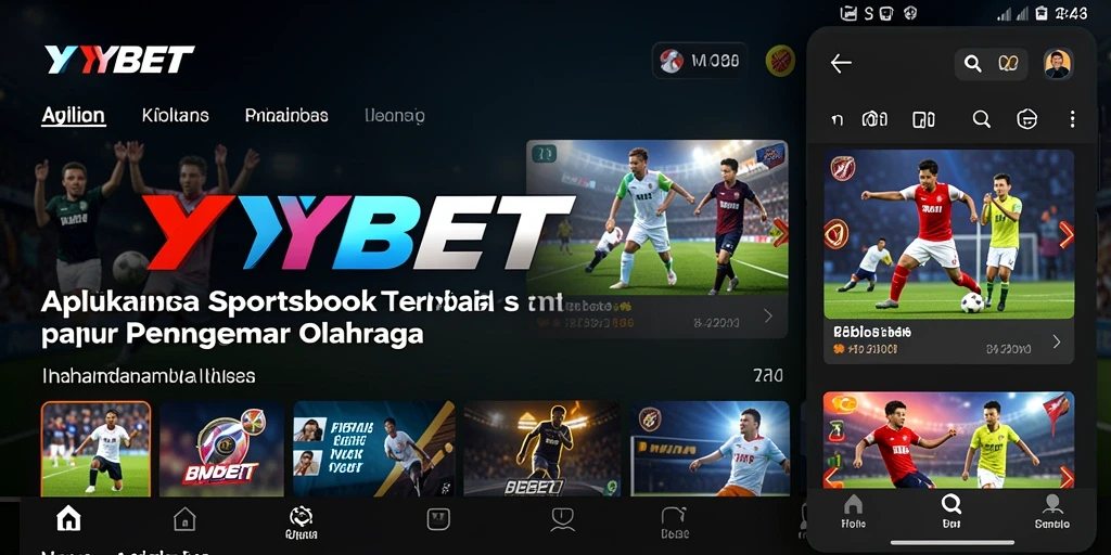 Tampilan utama gameplay Sportsbook YYBET yang menarik dan informatif.